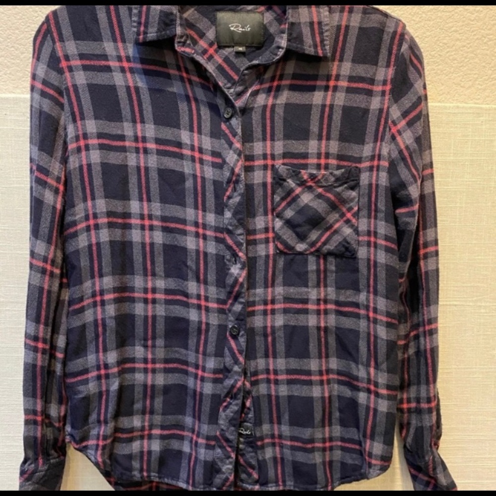 RAILS | Flannel Button Down Shirt S